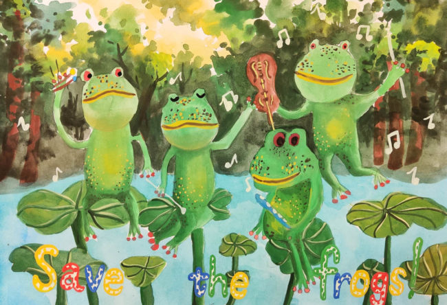 Yan Wei-Chen-Taiwan-2020-save-the-frogs-art-contest