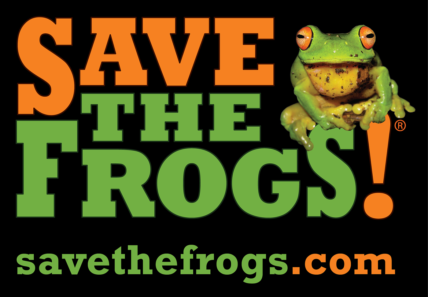 SAVE THE FROGS! Logo