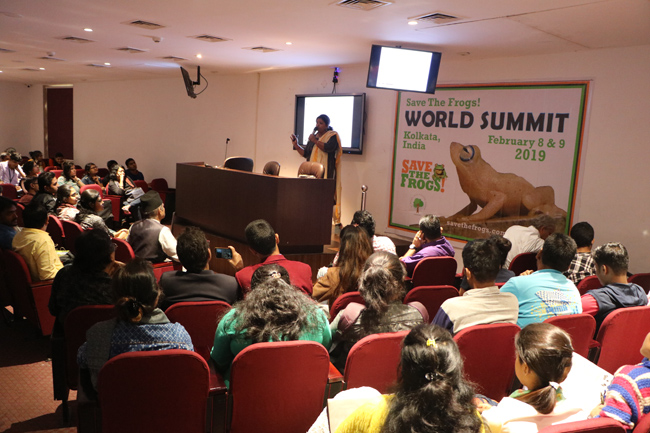 india save the frogs world summit 2019 kolkata sarbani nag