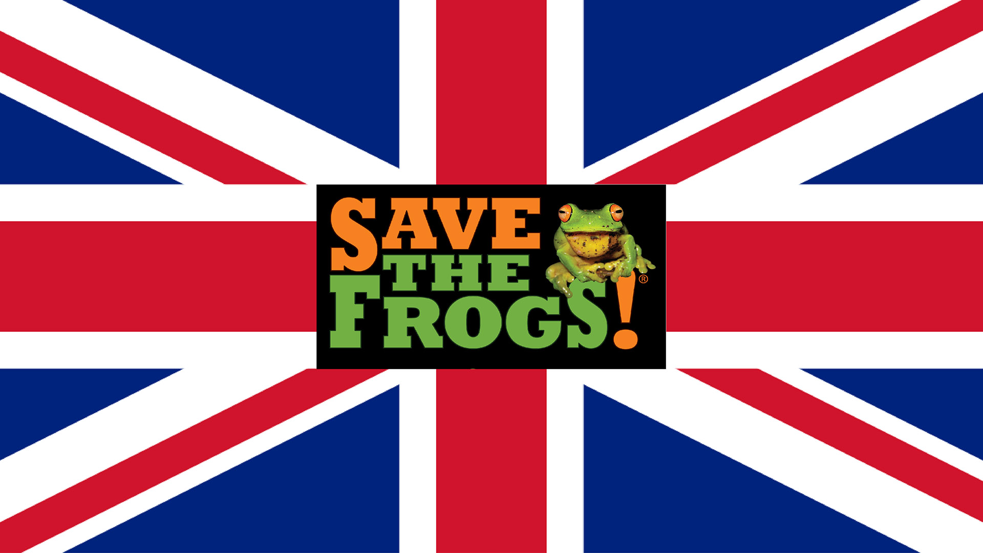 SAVE THE FROGS! 英国徽标