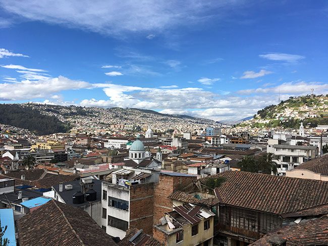 Quito city view