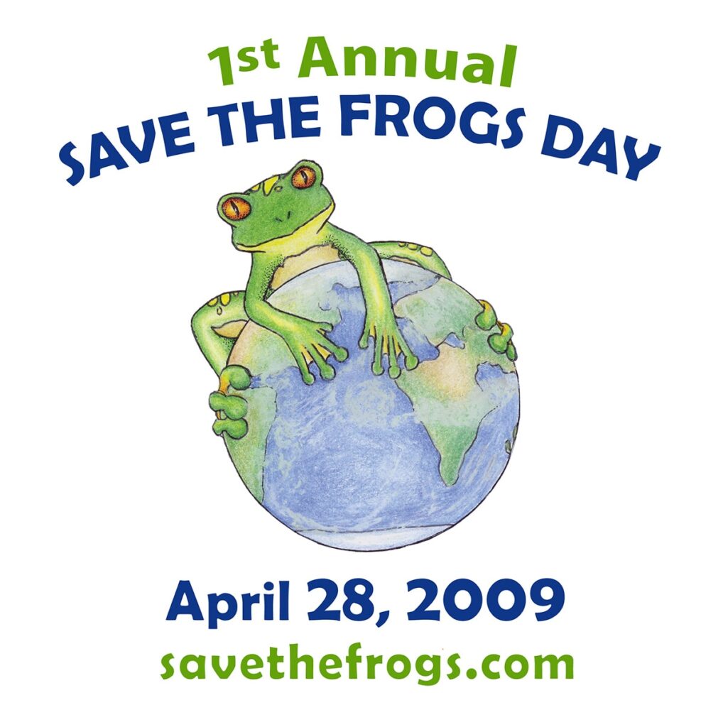 Save The Frogs Day 2009 t-shirt front