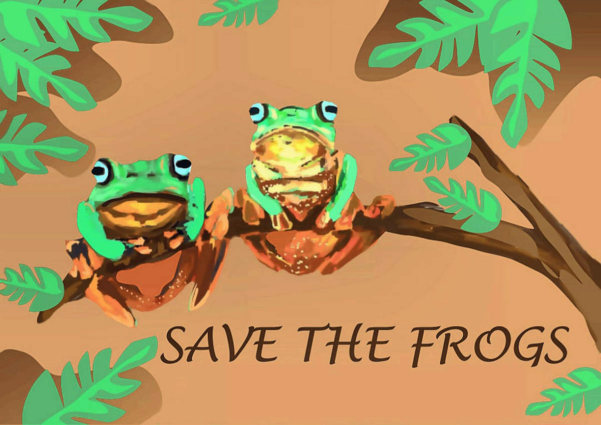 Аstakhova Eugenia Russia 2020 save the frogs art contest