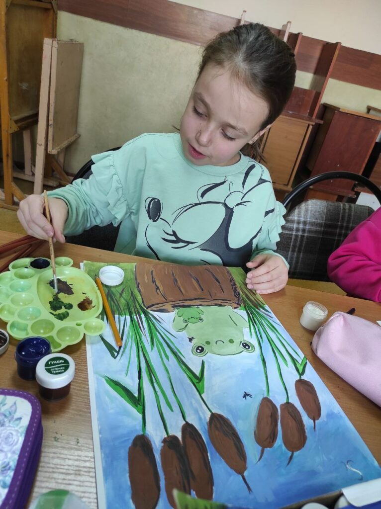 Арина Журавлева Kazakhstan 2023 save the frogs art contest 2