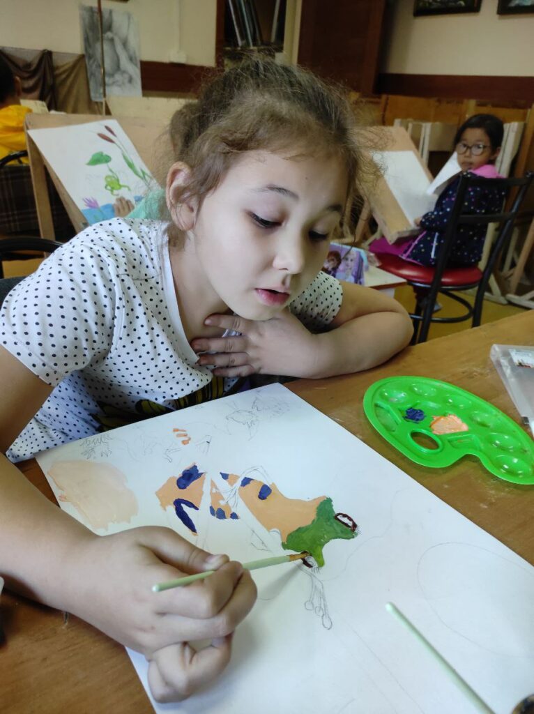 Вирсавия Исакова Kazakhstan 2023 save the frogs art contest 1